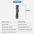 JMARY KP-2201 Smartphone / Camera Live Photography Tripod Portable 1.7m Adjustable Stand with Phone Clip - Black